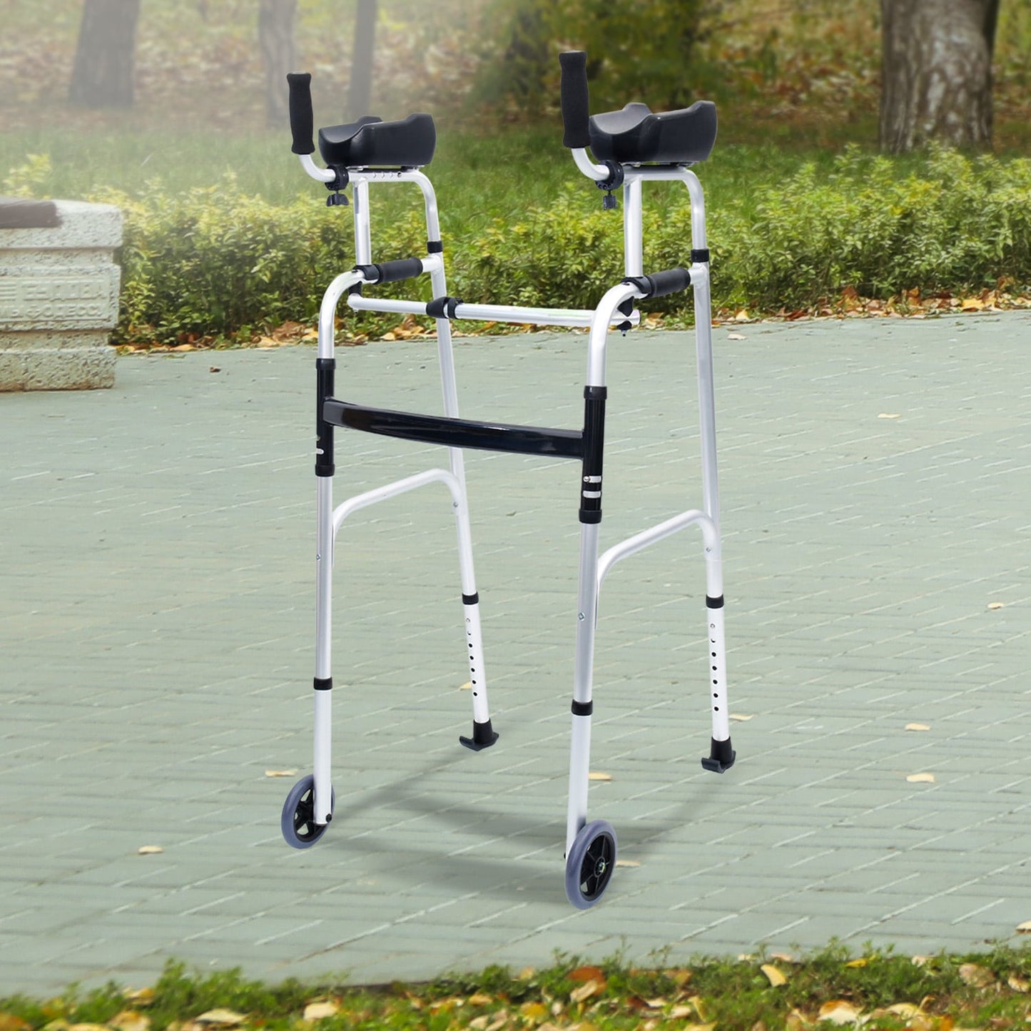 Orthonica Aluminium Forearm Walker Walking Mobility Aid