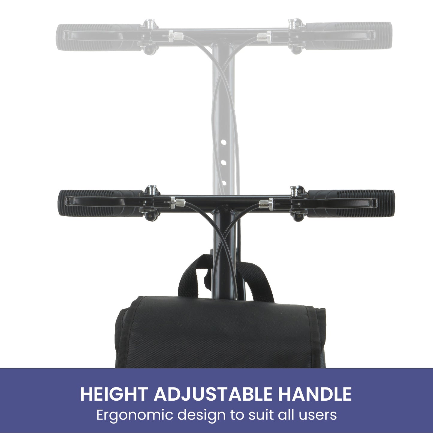 Orthonica Foldable Steel Mobility Knee Scooter Walker