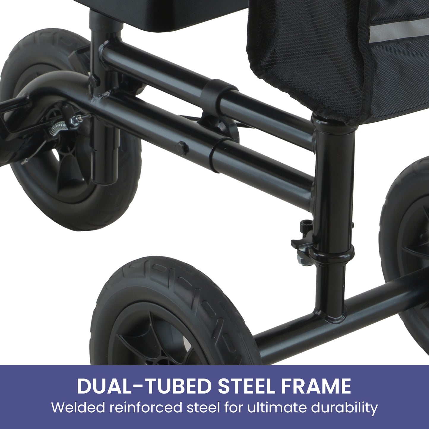 Orthonica Foldable Steel Mobility Knee Scooter Walker