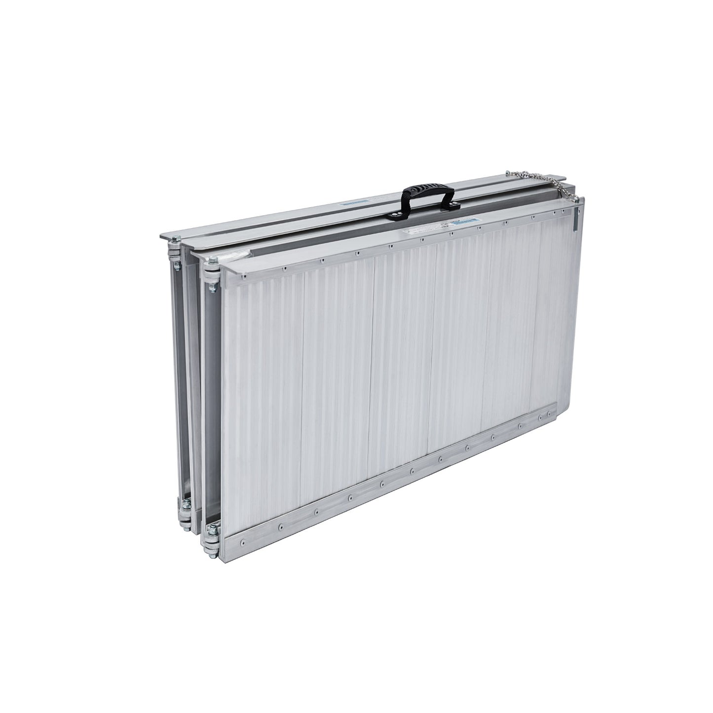 Kartrite 5ft Aluminium Foldable Wheelchair Ramp Non-Slip R02 Silver
