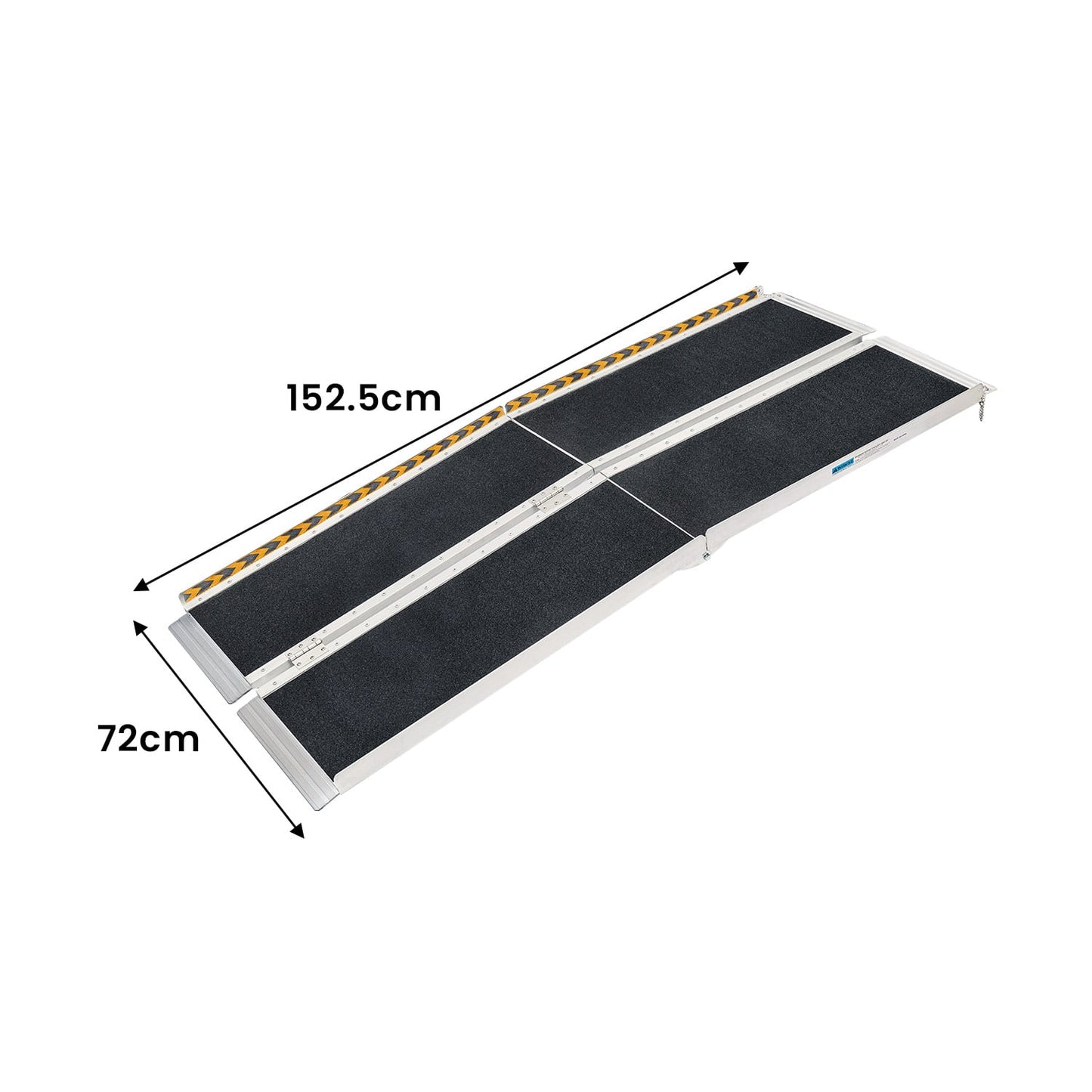 Kartrite Folding Aluminium Wheelchair Ramp 5FT Portable Mobility Access Ramp