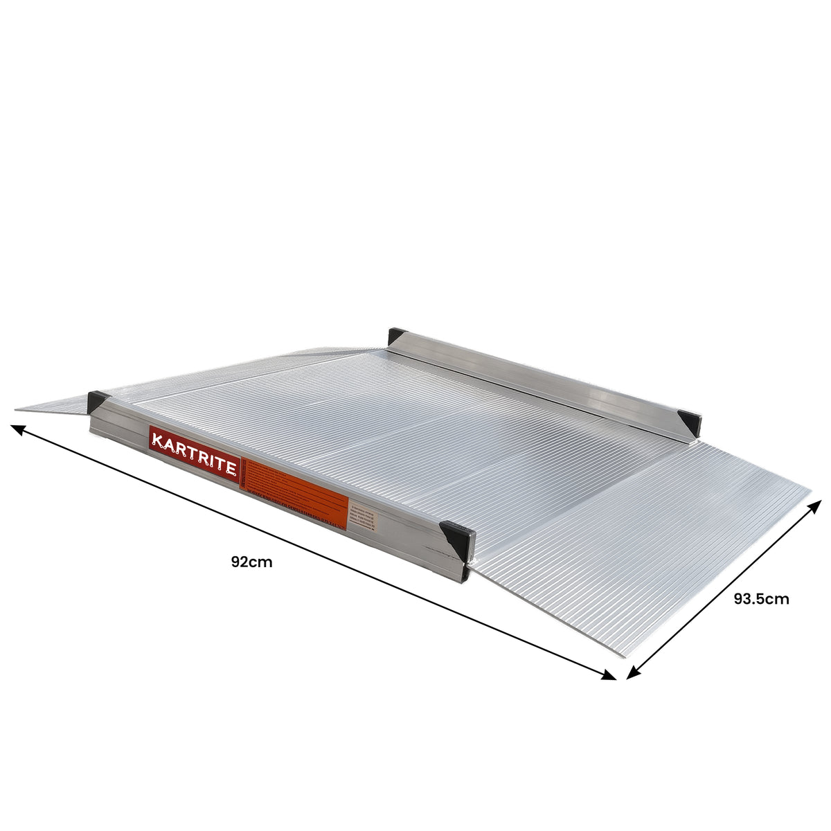 Kartrite 3ft Aluminium Wheelchair Ramp 380kg Capacity 93.5cm Width