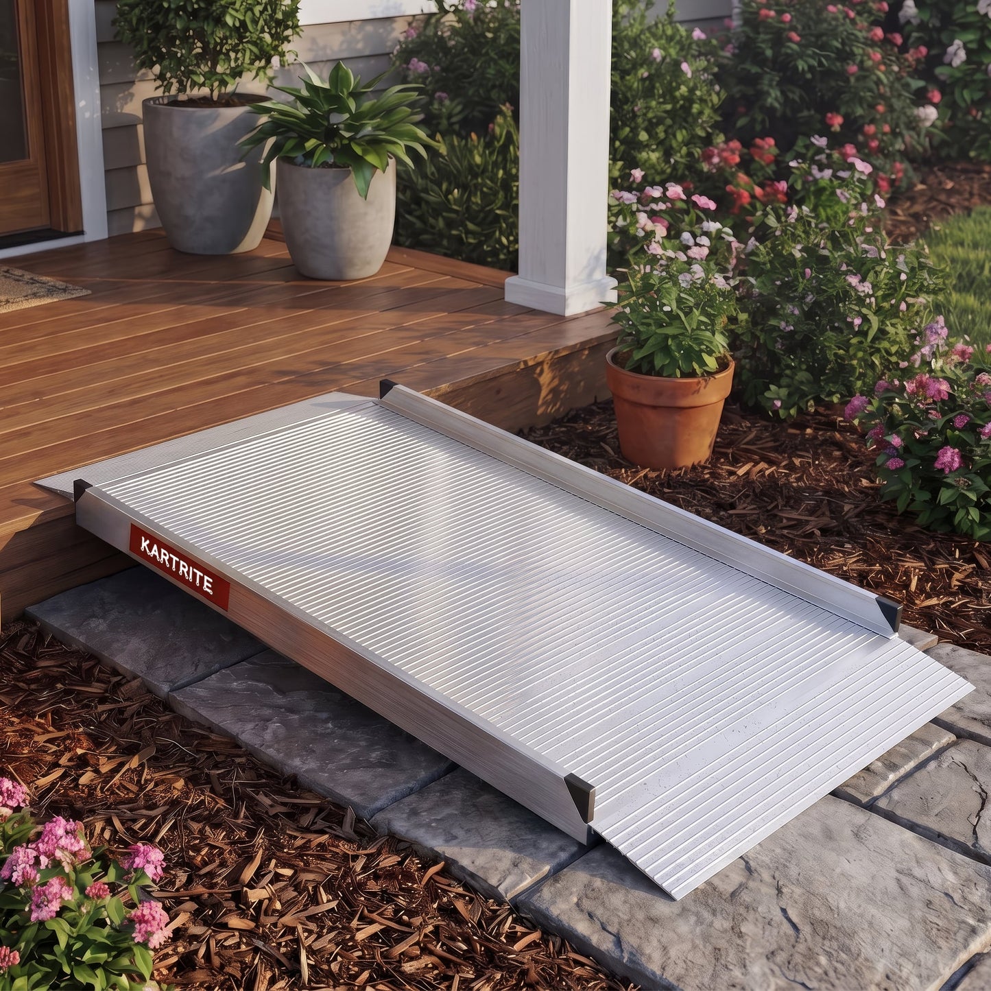 Kartrite 5ft Aluminium Wheelchair Ramp 380kg Capacity 93.5cm Width
