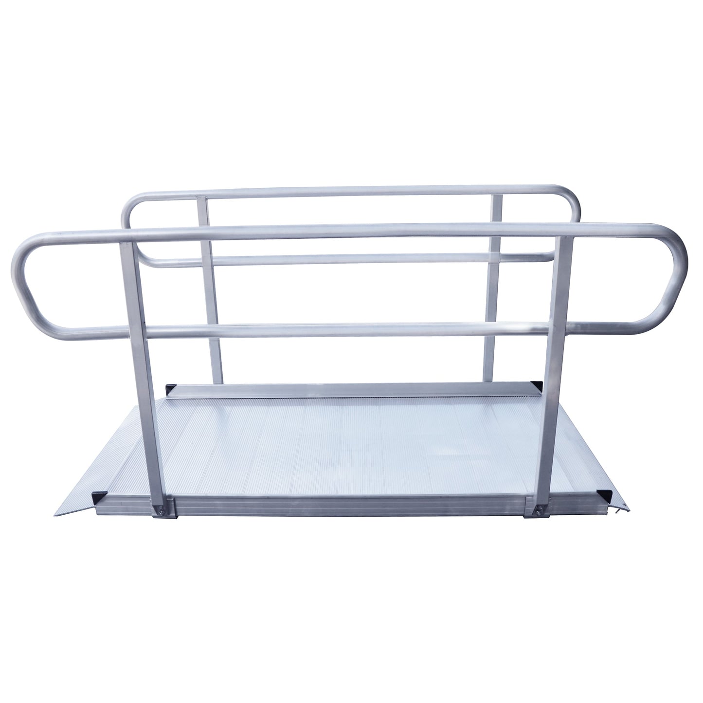 Kartrite 6ft Aluminium Wheelchair Ramp with Handrails 386kg Capacity 72cm Width