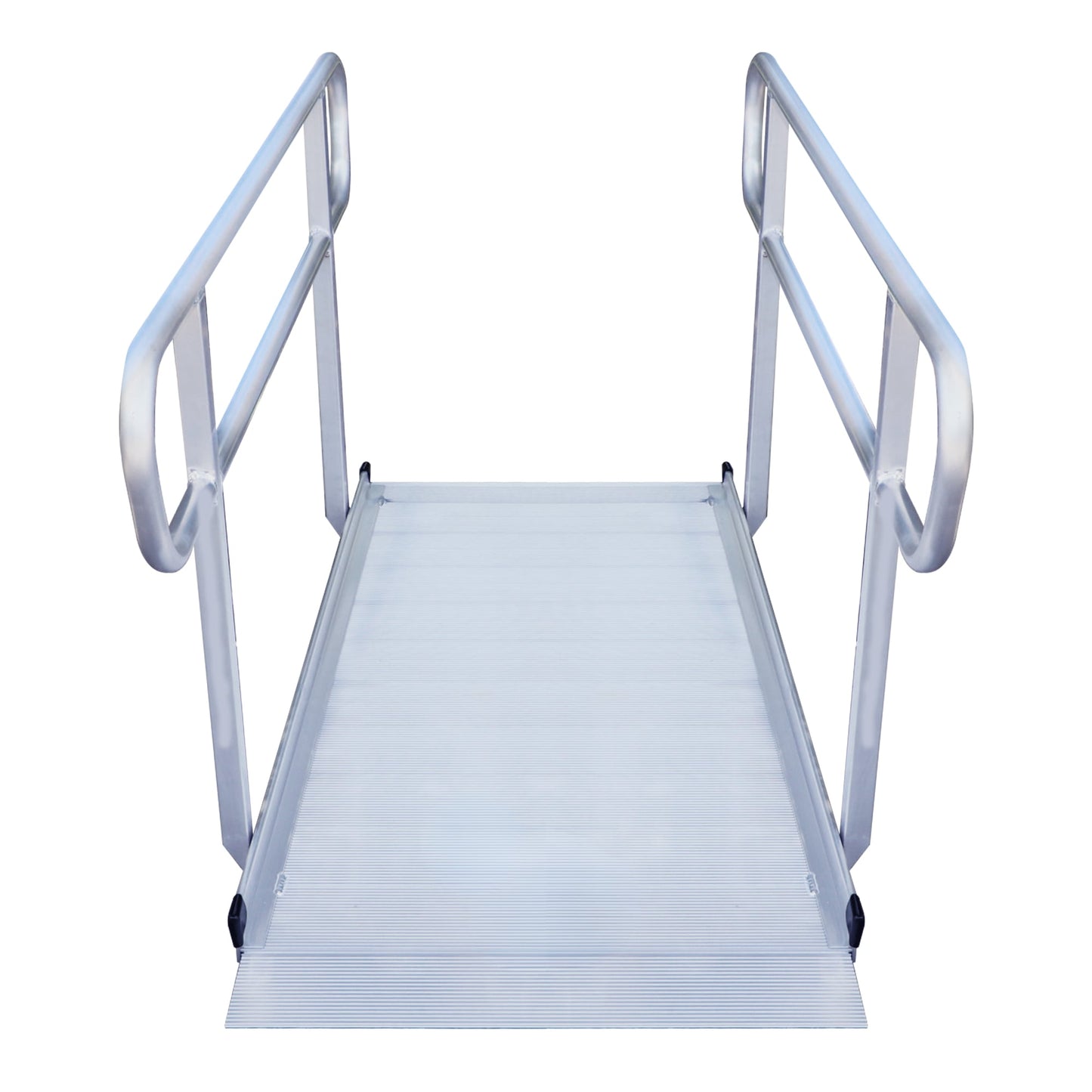 Kartrite 6ft Aluminium Wheelchair Ramp with Handrails 386kg Capacity 72cm Width
