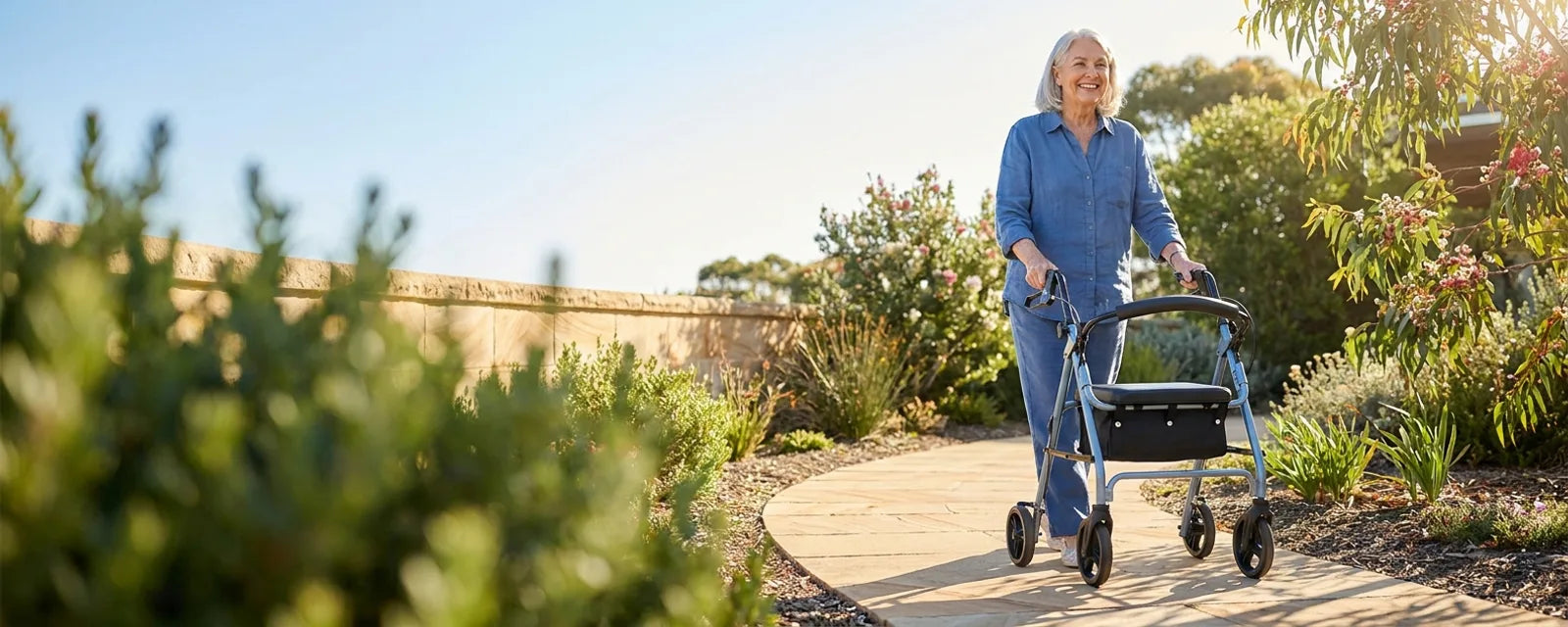 Staying active: tips for rollator users